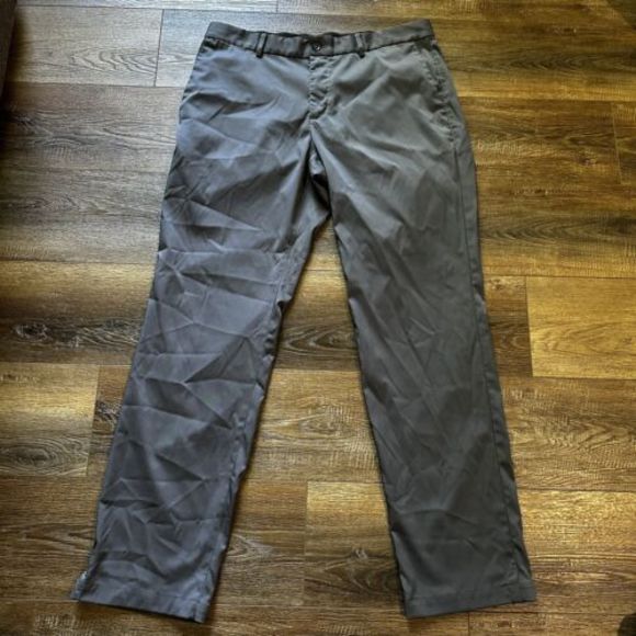 Nike‎ Golf Standard Fit Dark Gray Pants DRI-FIT 34x32 - Picture 1 of 8